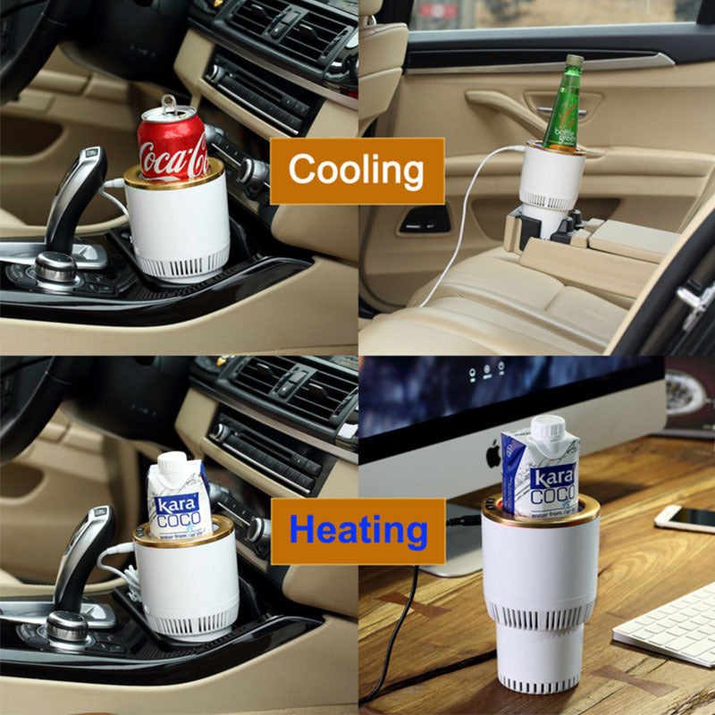 Car Cup Holder Heater & Cooler Drink Holder Portable Water Heater Device