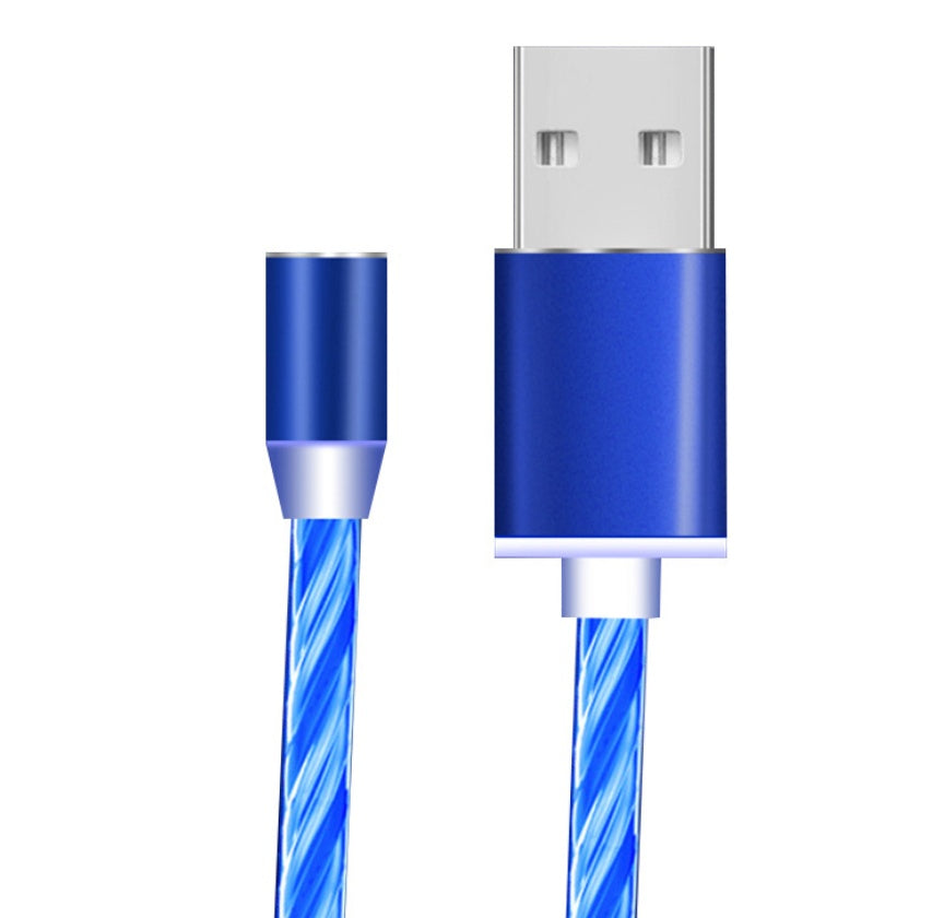Flowing Light, Compatible with Apple, Magnetic Streamer Cable, for Iphone & Android Typec