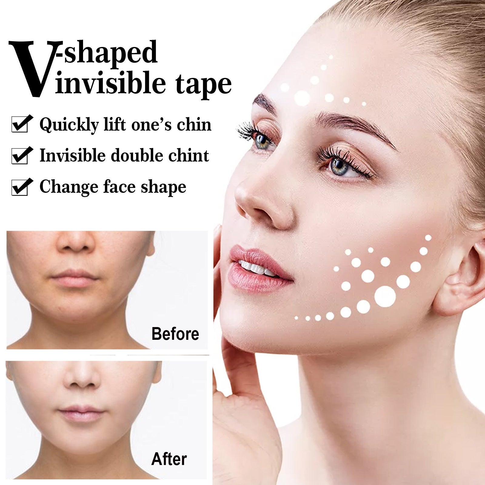 Facial Tightening Double Chin Invisible Lifting Sticker NexBio